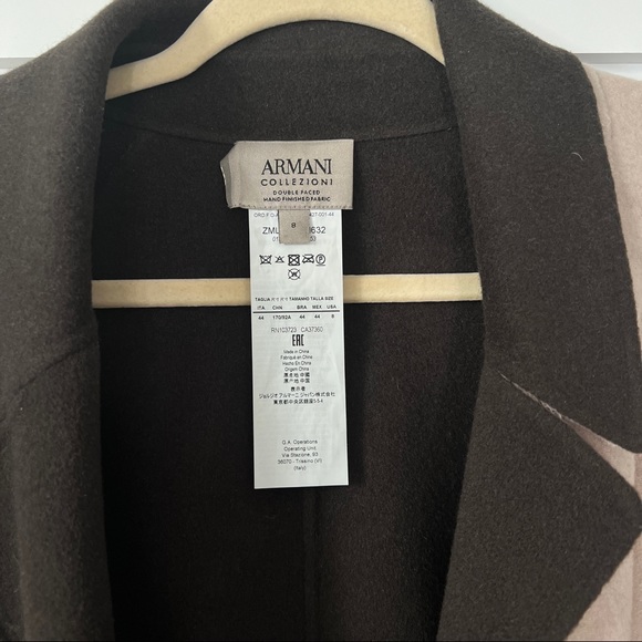🤎💛 Armani wool & cashmere coat - Picture 3 of 8